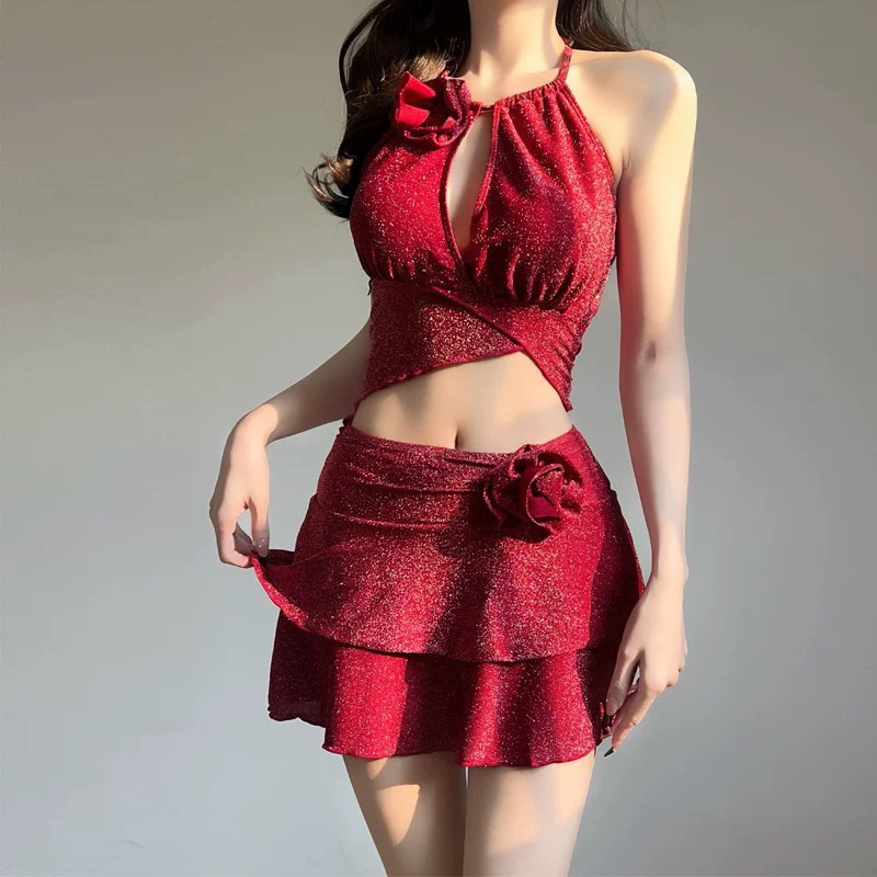Swimwear - Nowy Zestaw Bikini 2-częściowy Damski Styl