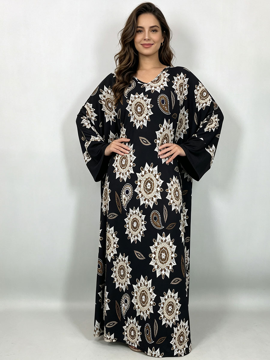 Długa, luźna sukienka w stylu  – Boho Summer Beach Maxi Dress recenzja i cena