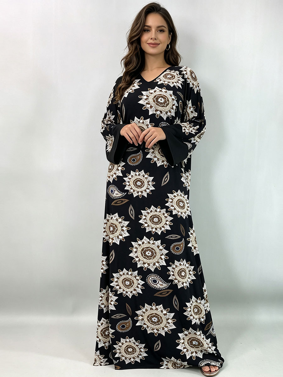 Długa, luźna sukienka w stylu  – Boho Summer Beach Maxi Dress recenzja i cena
