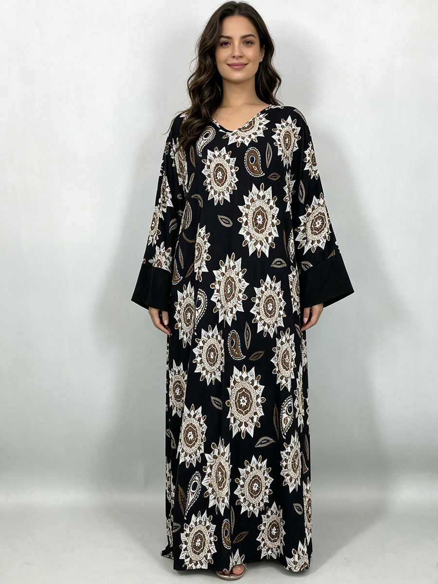 Długa, luźna sukienka w stylu  – Boho Summer Beach Maxi Dress recenzja i cena