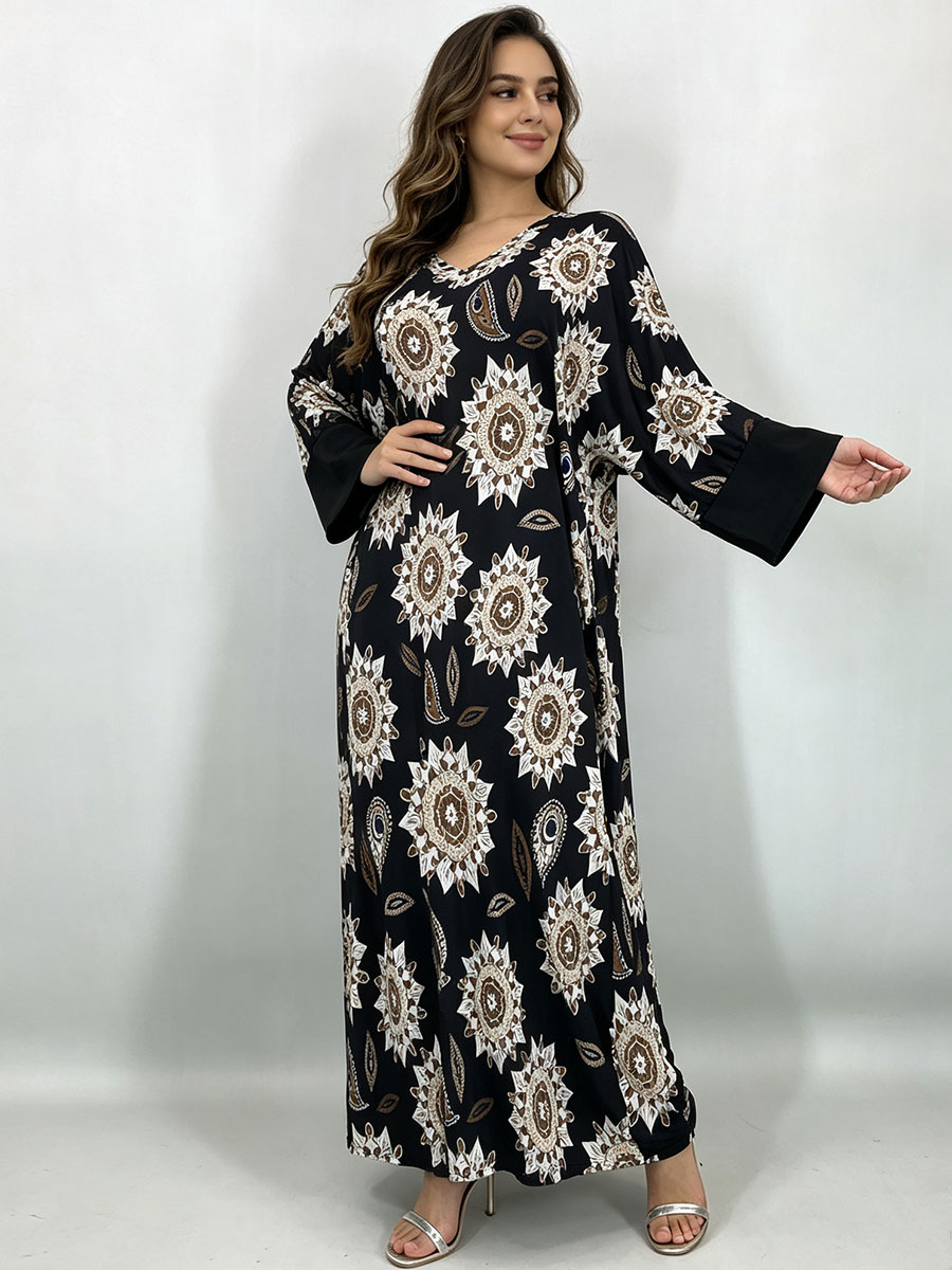 Długa, luźna sukienka w stylu  – Boho Summer Beach Maxi Dress recenzja i cena
