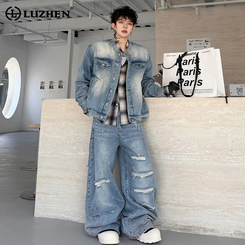 LUZHEN 2026 Jesienny Vintage Z – Jeans recenzja i cena