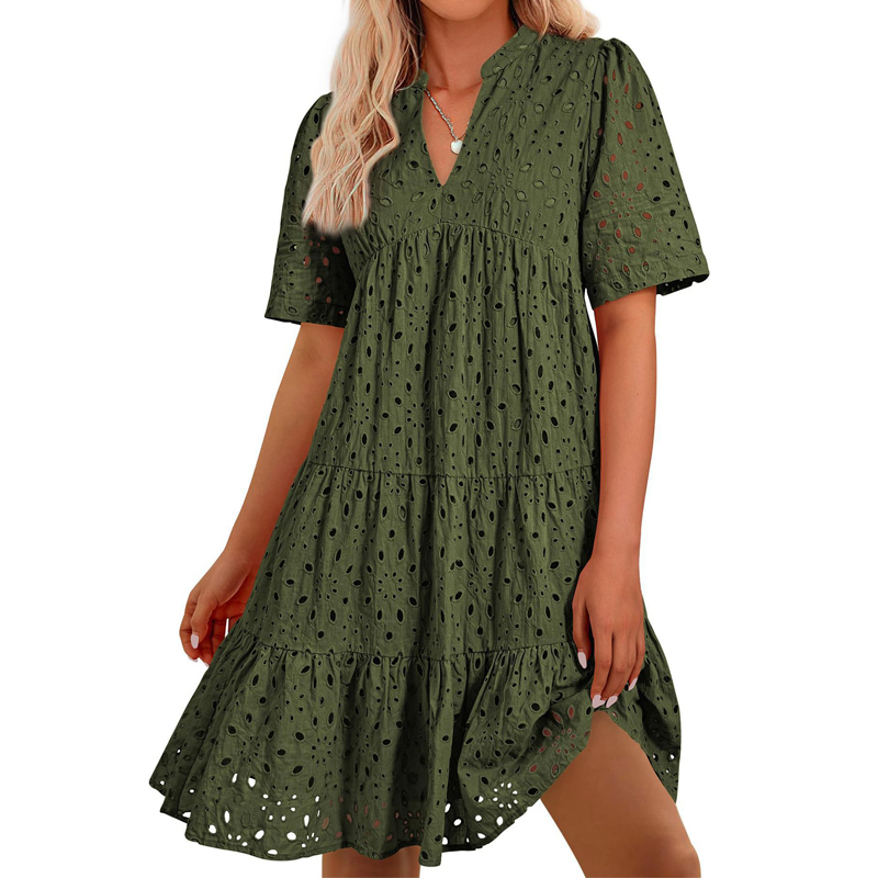 Damska letnia sukienka w stylu – French Vintage Floral Midi Dress recenzja i cena