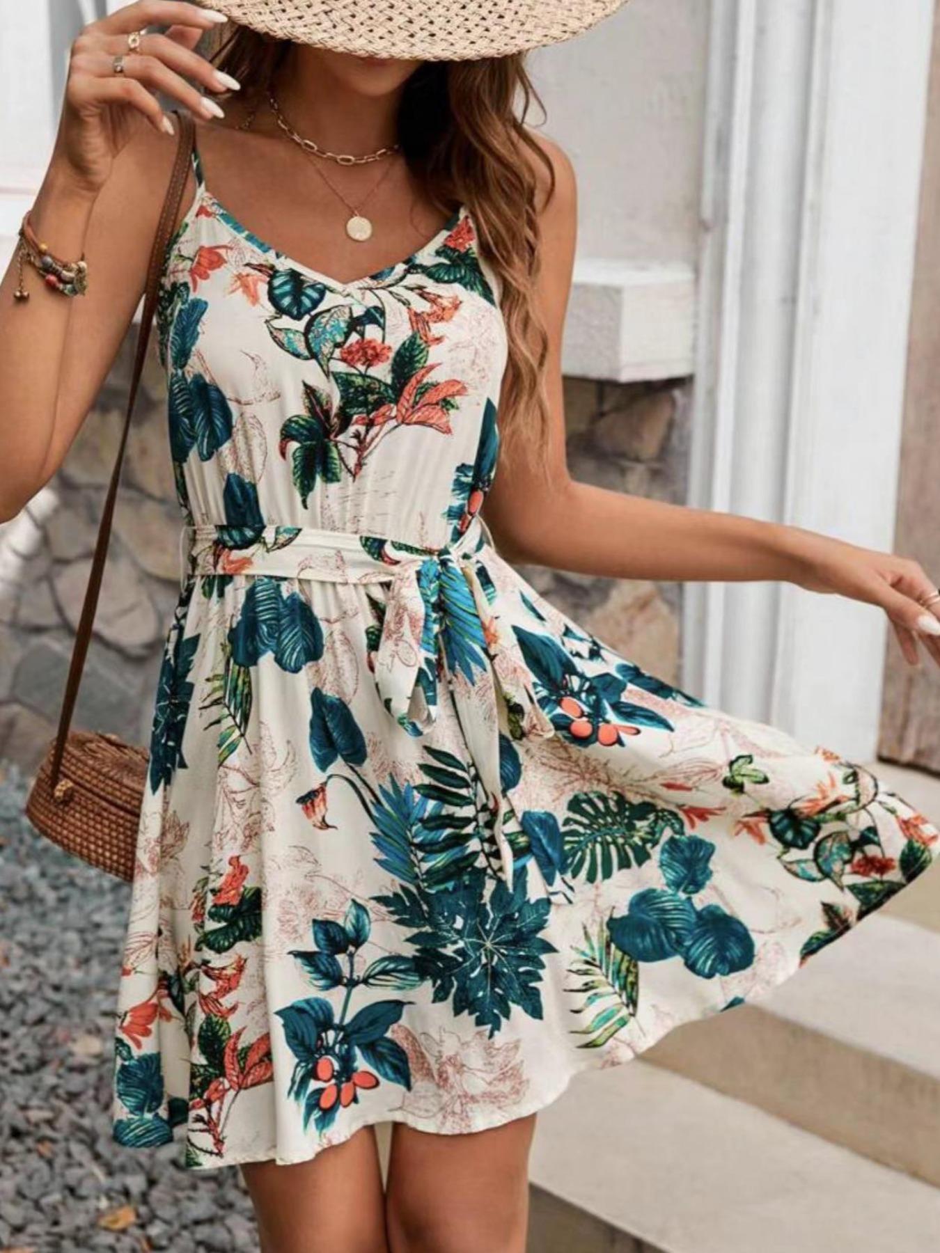 Sukienka damska w stylu bohemy – French Vintage Floral Midi Dress recenzja i cena