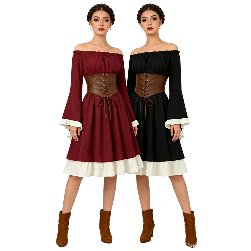 Sukienka midi w stylu renesans – Dresses recenzja i cena